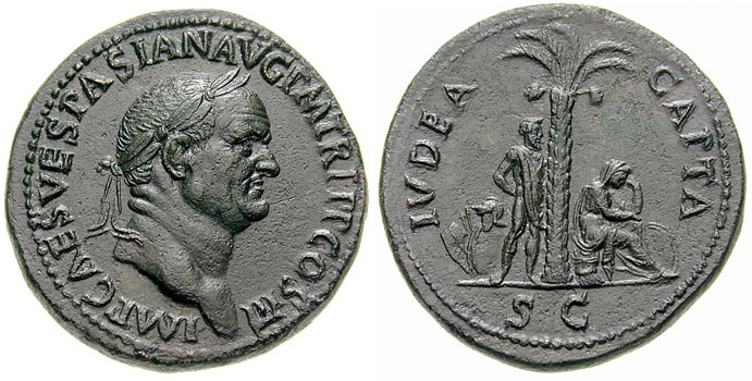 The Vespasian Judaea Capta Sestertius