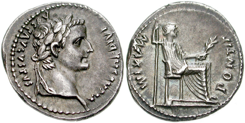 The Tribute Penny — Denarius of Tiberius